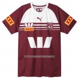 Maillot Queensland Maroons Rugby 2024 Entrainement Rouge