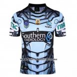 Maillot Cronulla Sutherland Sharks 9s Rugby 2017 Bleu