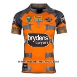 Maillot Wests Tigers Rocket Raccoon Marvel Rugby 2017 Gris Orange