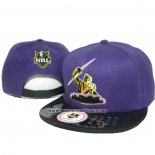 NRL Snapback Casquette Melbourne Storm Fonce Fuchsia