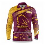 Maillot NRL Brisbane Broncos Rugby 2022 Fish Finder