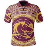 Maillot Polo Brisbane Broncos Rugby 2021 Indigene