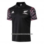 Maillot Polo Nouvelle-zelande All Blacks Maori Rugby 2019 Noir