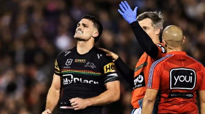Cleary blesse lors de la defaite contre le Melbourne Storm