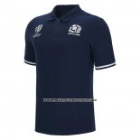 Maillot Polo Ecosse Rugby 2023 Bleu