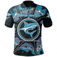 Maillot Polo Cronulla Sutherland Sharks Rugby 2021 Indigene