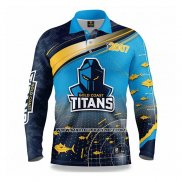 Maillot NRL Gold Coast Titans Rugby 2022 Fish Finder