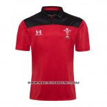 Maillot Polo Pays De Galles Rugby 2019-2020 Rouge